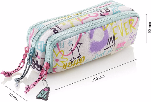 Пенал Граффити с тремя отделениями от бренда MiquelRius