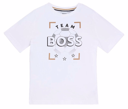 Футболка TEAM BOSS от бренда BOSS Белый