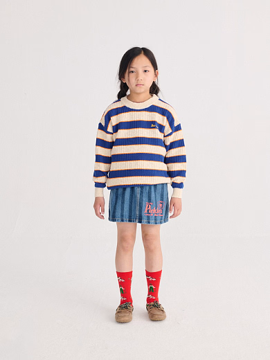 Юбка Pickles The Dog Striped denim от бренда Bobo Choses