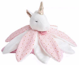 Игрушка Единорог – комфортер в подарочной коробке от бренда Doudou et Compagnie