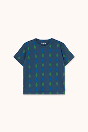 Футболка Diamond stripe от бренда Tinycottons Синий