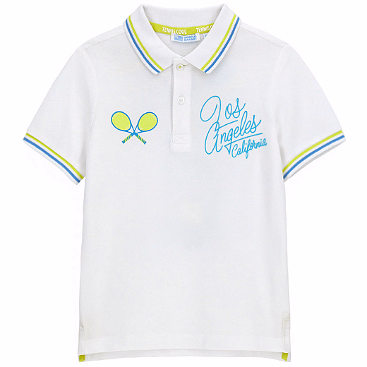 Поло с принтом теннисных ракеток от бренда Original Marines