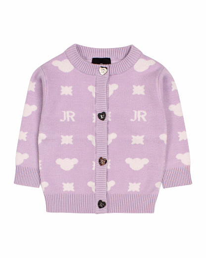 Кардиган лилового цвета от бренда JOHN RICHMOND