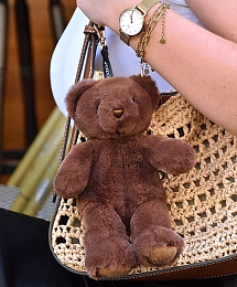 Брелок Мишка коричневого цвета от бренда Doudou et Compagnie