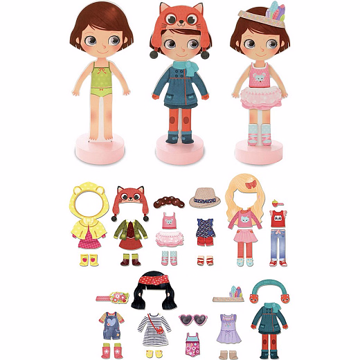 Игра-одевалка Гардероб Хлои от бренда Vilac