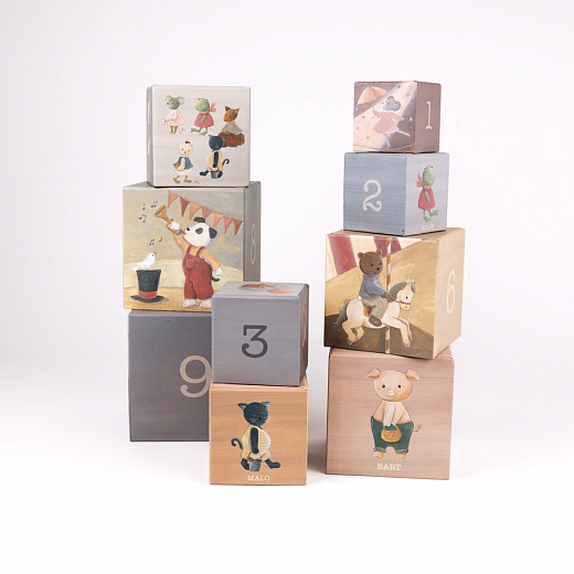 Кубики со счетом "Друзья" от бренда Egmont Toys
