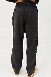 Штаны LINEN Black от бренда Liqlo