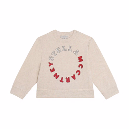 Свитшот Sand Logo от бренда Stella McCartney kids