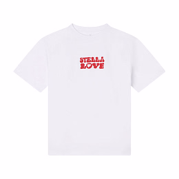 Футболка Love is All от бренда Stella McCartney kids Белый