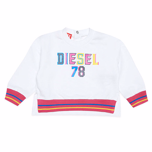 Свитшот SKATTIB белый от бренда DIESEL