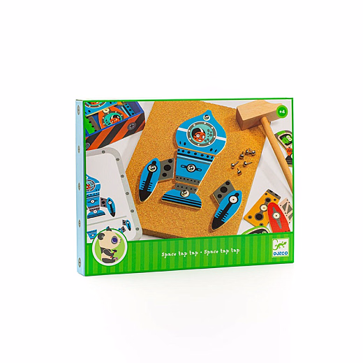 Деревянный конструктор «Космодром» от бренда Djeco