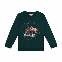 Свитшот Classic Logo от бренда Stella McCartney kids