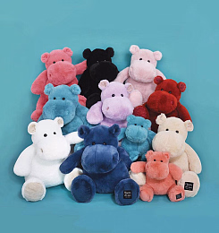 Бегемот красный от бренда Histoire d'Ours