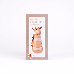 Пирамидка Жираф Леони от бренда Egmont Toys