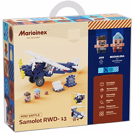 Конструктор Аэроплан 120 mini деталей от бренда Marioinex