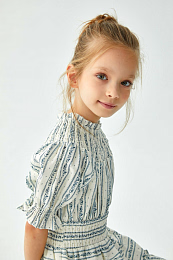 Платье Evelina Blue Stripes от бренда C'ERA UNA VOLTA