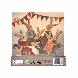 Кубики со счетом "Семья кроликов" от бренда Egmont Toys