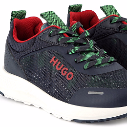 Кроссовки Navy-Green от бренда HUGO