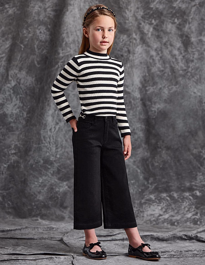 Брюки-кюлоты Abel and Lula темно-синего цвета от бренда Abel and Lula