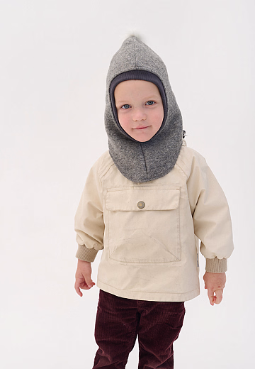 Шапка Solo fur grey от бренда Peppihat