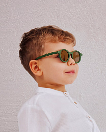 Очки TODDLER Round Sunglasses-Classic Olivio-Cactus Green от бренда Olivio and Co