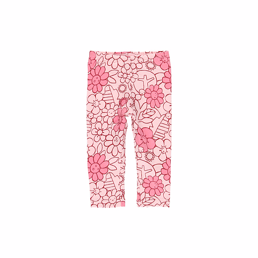 Лонгслив и леггины Pink flowers от бренда Boboli