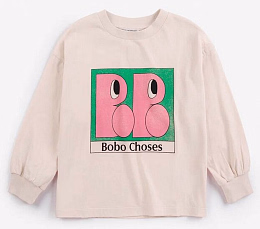 Лонгслив milk Booo Bo от бренда Bobo Choses