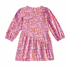 Платье Pink Stella Print от бренда Stella McCartney kids