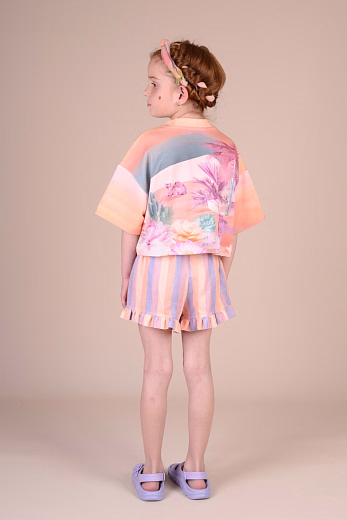 Футболка Selma PRINT от бренда Raspberry Plum Розовый Разноцветный