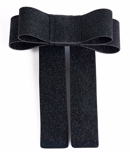 Бант «Подарок» чёрный от бренда Kosa do Poyasa