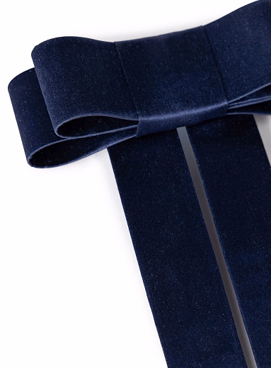 Бант «Подарок» тёмно-синий от бренда Kosa do Poyasa