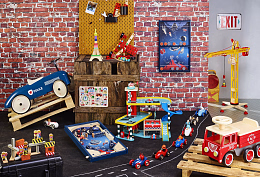 Машина-толокар Пожарная от бренда Vilac