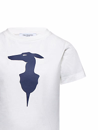 Футболка Dark Blue logo от бренда Trussardi Белый