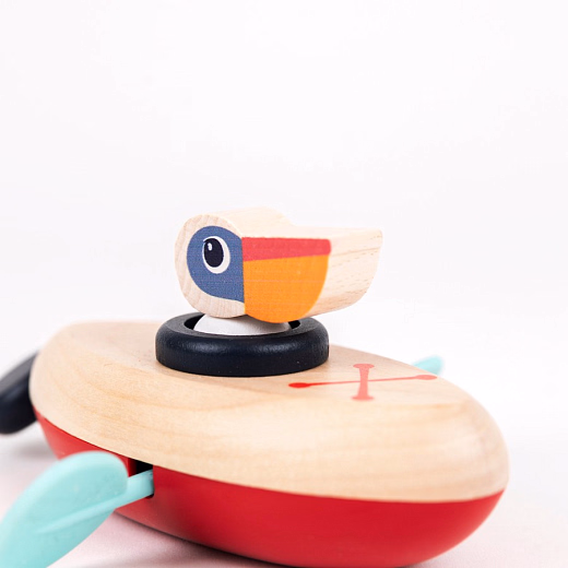 Лодка заводная с пеликаном от бренда Egmont Toys