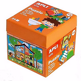 Мини-пазл «В доме» 24 детали от бренда Apli Kids