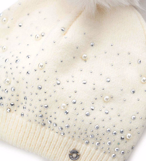 Шапка Milk в стразах от бренда Original Marines