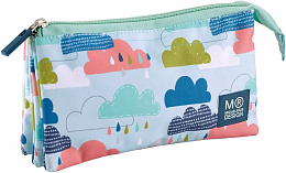 Пенал с тремя отделениями  «Облака» от бренда MiquelRius