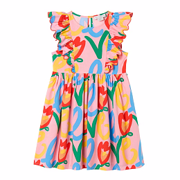 Платье Graphic Love Print от бренда Stella McCartney kids
