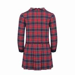 Платье в красно-синюю клетку от бренда Eirene