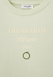 Футболка Milano 1911 мятного цвета от бренда Trussardi Зеленый