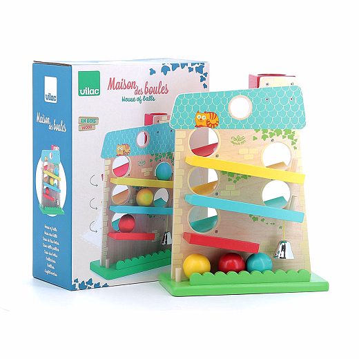 Игра Дом с шариками от бренда Vilac