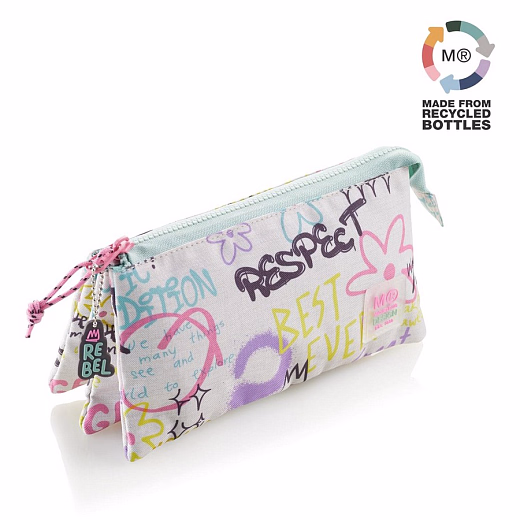 Пенал с тремя отделениями Граффити от бренда MiquelRius