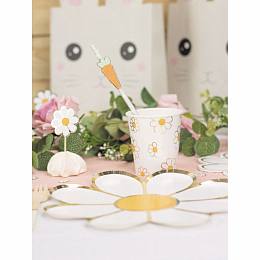 Трубочки с белыми звездами 10 шт от бренда Tim & Puce Factory