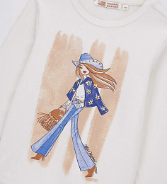 Лонгслив Cowboy girl от бренда Original Marines