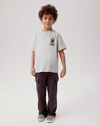 Футболка French Fries от бренда CHOOCHOO Серый