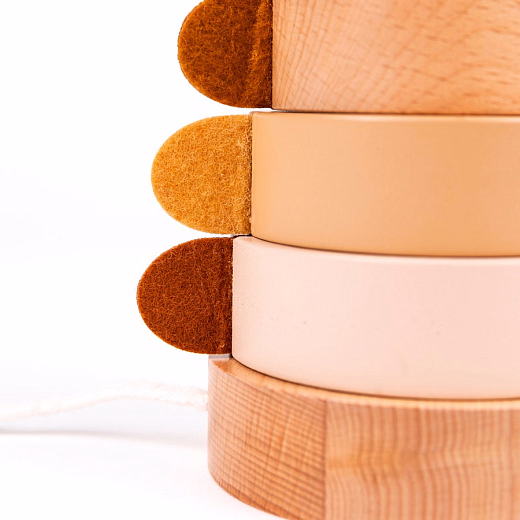 Пирамидка Жираф Леони от бренда Egmont Toys