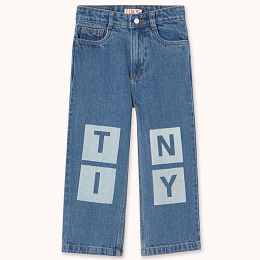 Джинсы SQUARES LOGO от бренда Tinycottons