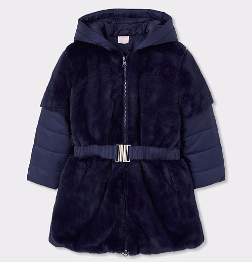 Куртка Navy меховая от бренда Boboli