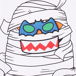 Футболка Zombie Graphic от бренда Stella McCartney kids Белый