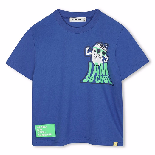 Футболка I am so cool от бренда Billieblush Синий